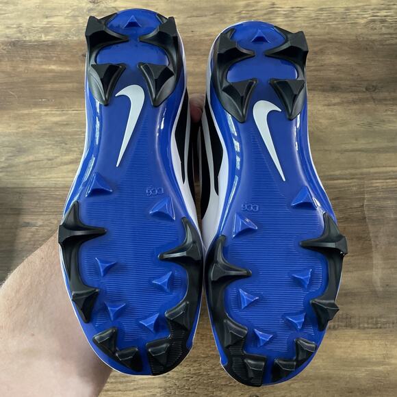 Nike Men’s 11.5 Alpha Menace Strong Football Cleats White/Hyper Royal II5139-101 - Picture 7 of 8